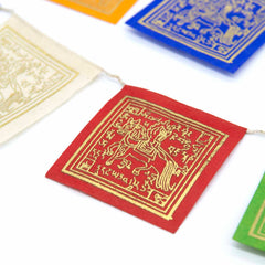 Long Lokta Paper Prayer Flags - Small-Buddhism-Siesta Crafts