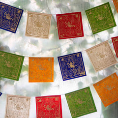 Long Lokta Paper Prayer Flags - Large-Buddhism-Siesta Crafts