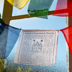 Translated Prayer Flags-Buddhism-Siesta Crafts