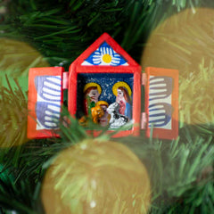Nativity Mini Retablo-Christianity-Siesta Crafts