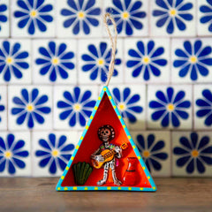 Guitar Player Retablo-Home Décor-Siesta Crafts