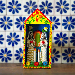 Tall Wedding Retablo - Two Brides-Home Décor-Siesta Crafts