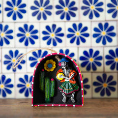 Drummer Retablo-Home Décor-Siesta Crafts