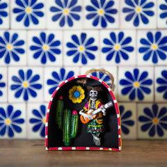 Guitar Retablo-Home Décor-Siesta Crafts