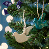 Dove Soapstone Christmas Decoration - Natural-Home Décor-Siesta Crafts
