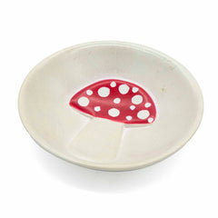 Soapstone Embossed Mushroom Dish-Storage & Organisation-Siesta Crafts