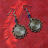 Sun Spiral Kenyan Earrings-Earrings-Siesta Crafts