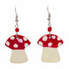Soapstone Mushroom Earrings-Earrings-Siesta Crafts