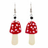 Soapstone Mushroom Earrings-Earrings-Siesta Crafts