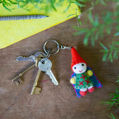 Fairy Felt Keyring-Keyrings & Bag Charms-Siesta Crafts