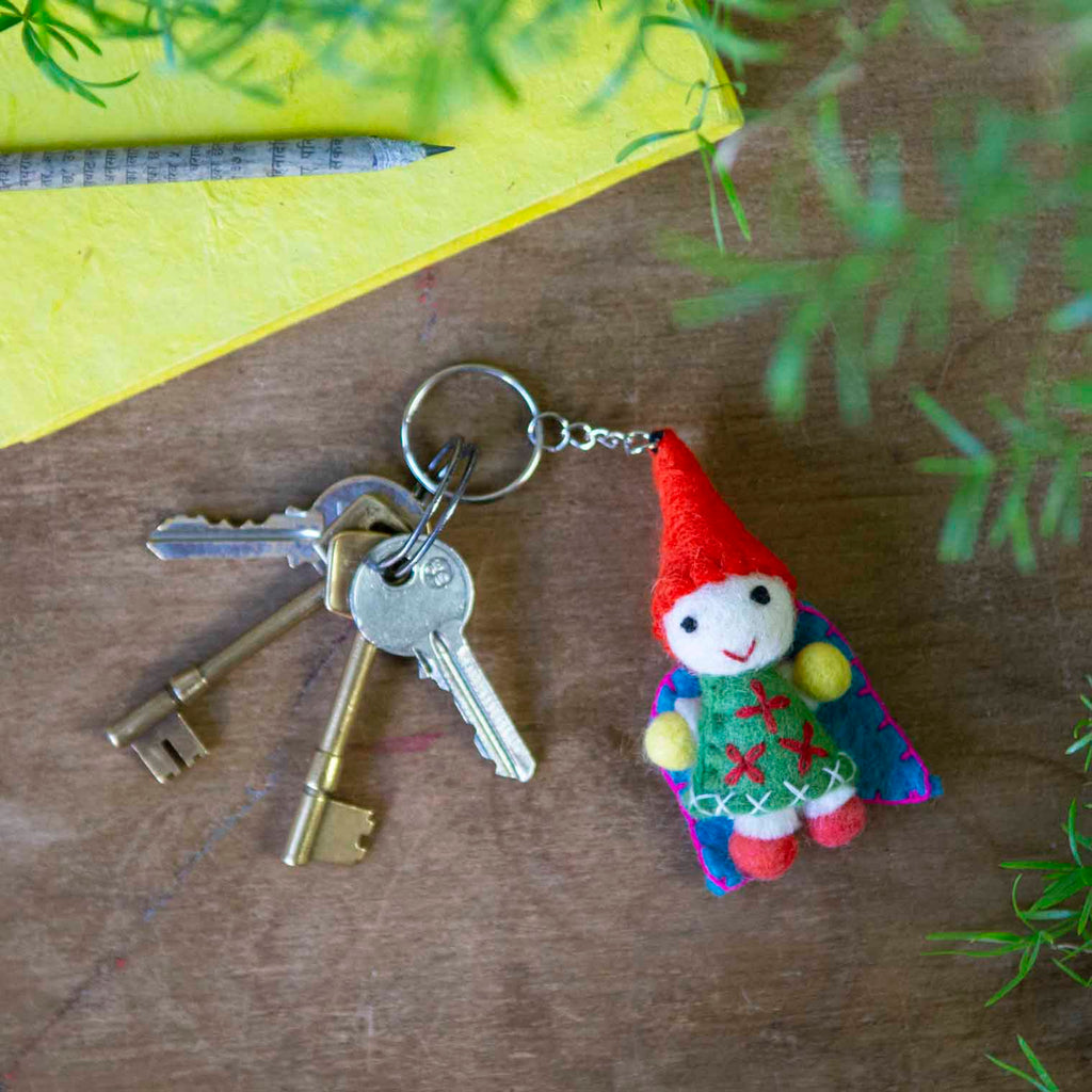 Fairy Felt Keyring-Keyrings & Bag Charms-Siesta Crafts