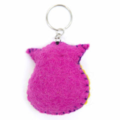 Owl Felt Keyring-Keyrings & Bag Charms-Siesta Crafts