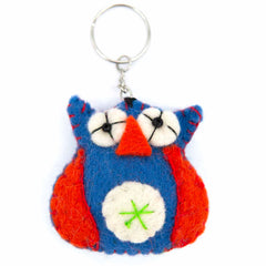 Owl Felt Keyring-Keyrings & Bag Charms-Siesta Crafts