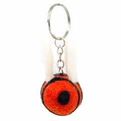 Bee Felt Keyring-Keyrings & Bag Charms-Siesta Crafts