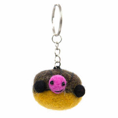 Tortoise Felt Keyring-Keyrings & Bag Charms-Siesta Crafts