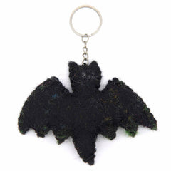 Bat Felt Keyring-Keyrings & Bag Charms-Siesta Crafts