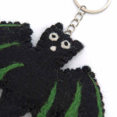 Bat Felt Keyring-Keyrings & Bag Charms-Siesta Crafts