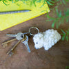Sheep Felt Keyring-Keyrings & Bag Charms-Siesta Crafts