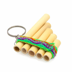 Pan Pipe Keyring-Keyrings & Bag Charms-Siesta Crafts