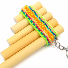 Pan Pipe Keyring-Keyrings & Bag Charms-Siesta Crafts