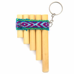 Pan Pipe Keyring-Keyrings & Bag Charms-Siesta Crafts