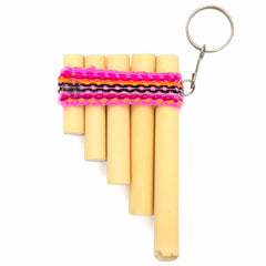 Pan Pipe Keyring-Keyrings & Bag Charms-Siesta Crafts