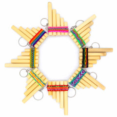 Pan Pipe Keyring-Keyrings & Bag Charms-Siesta Crafts