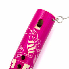 Quena Flute Keyring-Keyrings & Bag Charms-Siesta Crafts