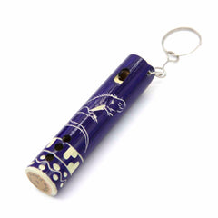 Quena Flute Keyring-Keyrings & Bag Charms-Siesta Crafts