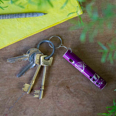Quena Flute Keyring-Keyrings & Bag Charms-Siesta Crafts