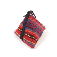 Thai Woven Pyramid Pouch-Bags & Purses-Siesta Crafts