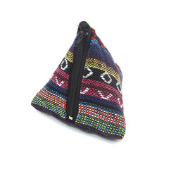 Thai Woven Pyramid Pouch-Bags & Purses-Siesta Crafts