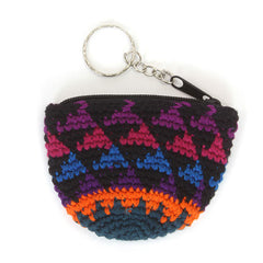 Mini Half Moon Keyring Purse-Bags & Purses-Siesta Crafts