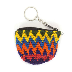 Mini Half Moon Keyring Purse-Bags & Purses-Siesta Crafts