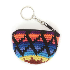 Mini Half Moon Keyring Purse-Bags & Purses-Siesta Crafts