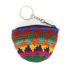 Mini Half Moon Keyring Purse-Bags & Purses-Siesta Crafts
