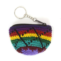 Mini Half Moon Keyring Purse-Bags & Purses-Siesta Crafts