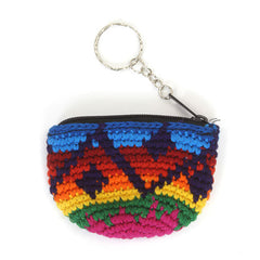 Mini Half Moon Keyring Purse-Bags & Purses-Siesta Crafts