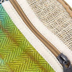 Jute and Gheri Round Purse-Bags & Purses-Siesta Crafts