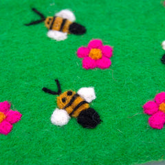 Bees Felt Purse-Bags & Purses-Siesta Crafts
