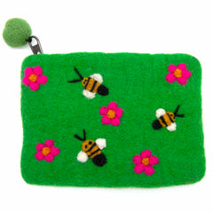 Bees Felt Purse-Bags & Purses-Siesta Crafts
