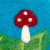 Mushroom Felt Purse-Bags & Purses-Siesta Crafts