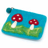 Mushroom Felt Purse-Bags & Purses-Siesta Crafts