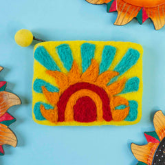 Sunrise Felt Purse-Bags & Purses-Siesta Crafts