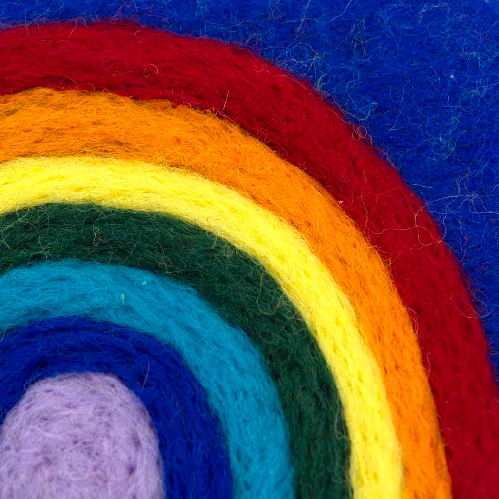 Rainbow Felt Purse-Bags & Purses-Siesta Crafts