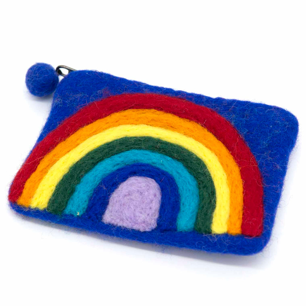 Rainbow Felt Purse-Bags & Purses-Siesta Crafts