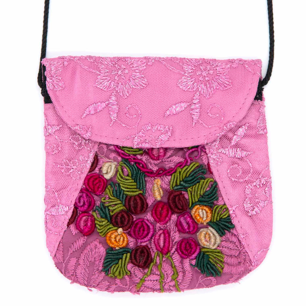 Pococo Hand-Woven Huipil Purse-Bags & Purses-Siesta Crafts