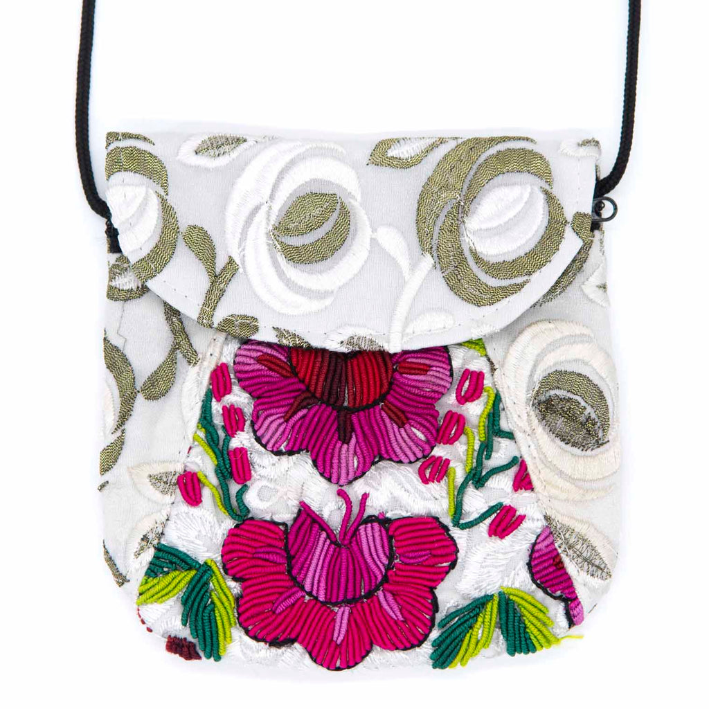 Pococo Hand-Woven Huipil Purse-Bags & Purses-Siesta Crafts