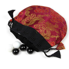 Brocade Drawstring Pouch-Bags & Purses-Siesta Crafts