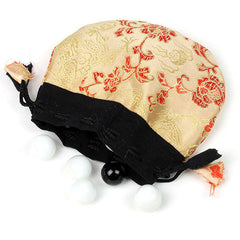 Brocade Drawstring Pouch-Bags & Purses-Siesta Crafts